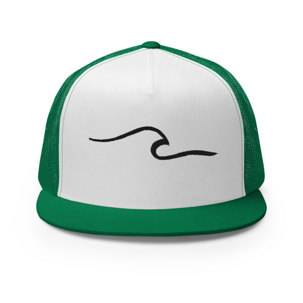 Sun Yearround Green Flash Trucker Hat: Cool Blend, Secure Fit, Perfect Beach Companion - Image 2