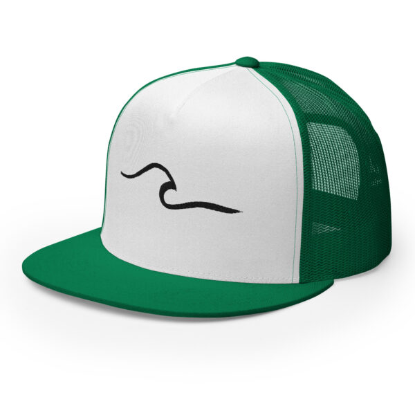 Sun Yearround Green Flash Trucker Hat: Cool Blend, Secure Fit, Perfect Beach Companion - Image 5