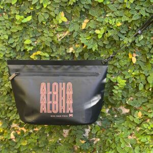 sun yearround black pouch pink aloha hanging