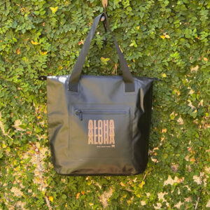 sun yearround black waterproof tote pink aloha