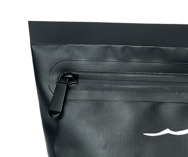 Wave Waterproof Pouch with Splash-Proof Zipper - Black - Image 6